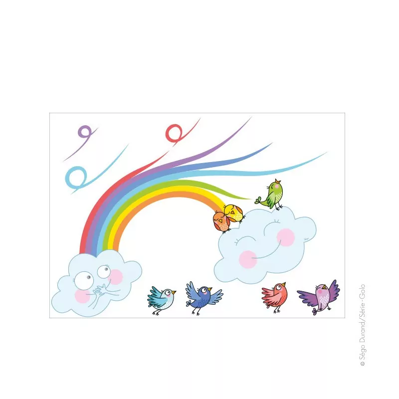 Sticker Après La Pluie Série-Golo