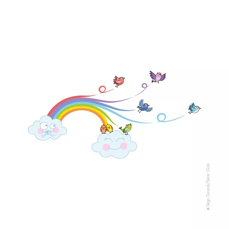 Sticker Après La Pluie Série-Golo