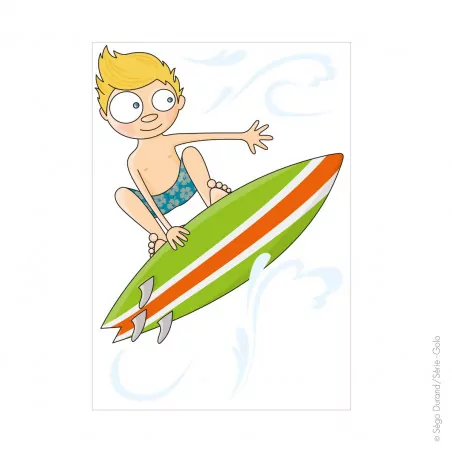 Sticker Sur La Vague Série-Golo Sticker Sur La Vague Série-Golo