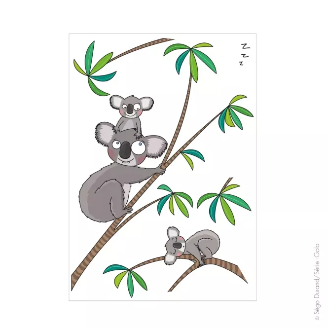 Sticker Les Koalas Série-Golo