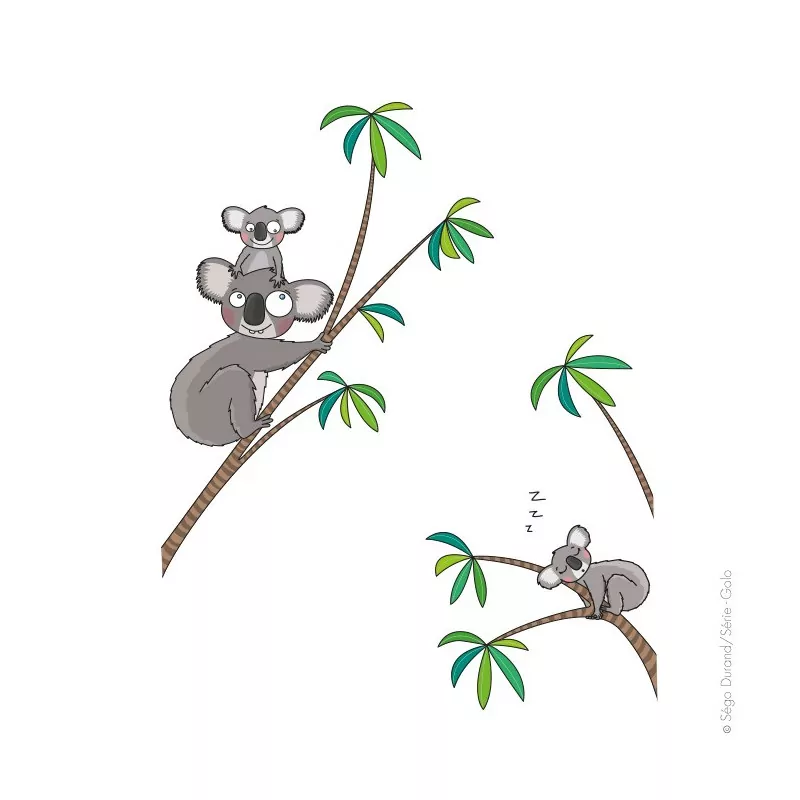Sticker Les Koalas Série-Golo