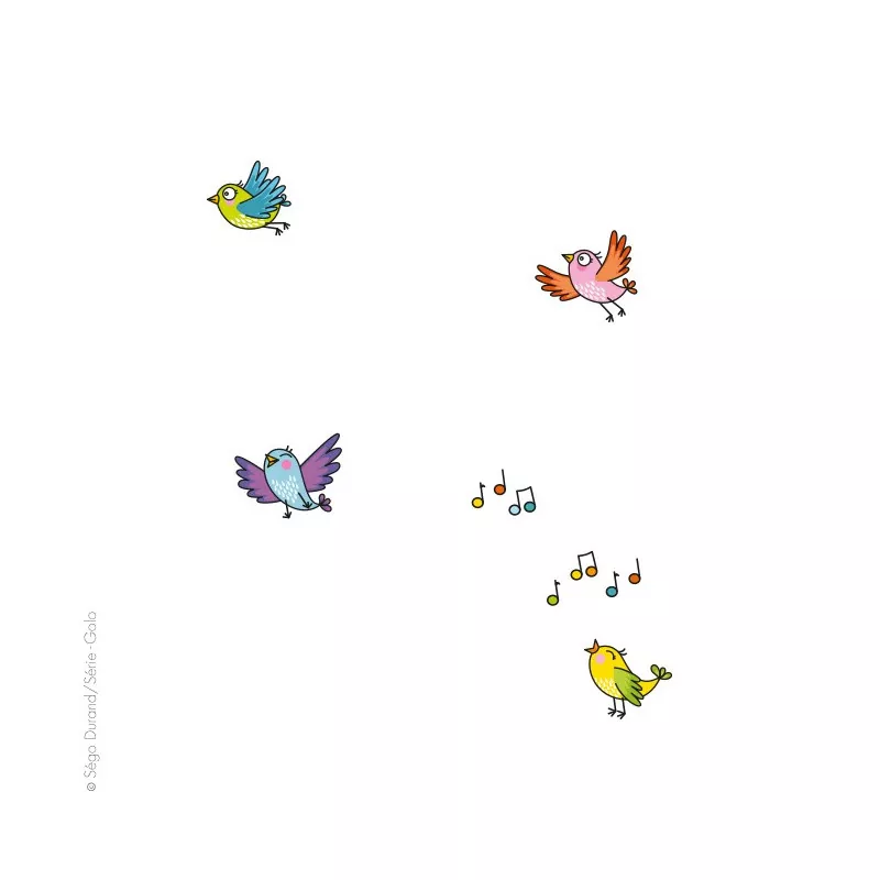 Sticker Le Chant D'Avril Série-Golo