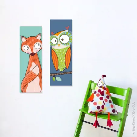Tableau Tête de Renard Série-Golo Tableau Tête de Renard Série-Golo