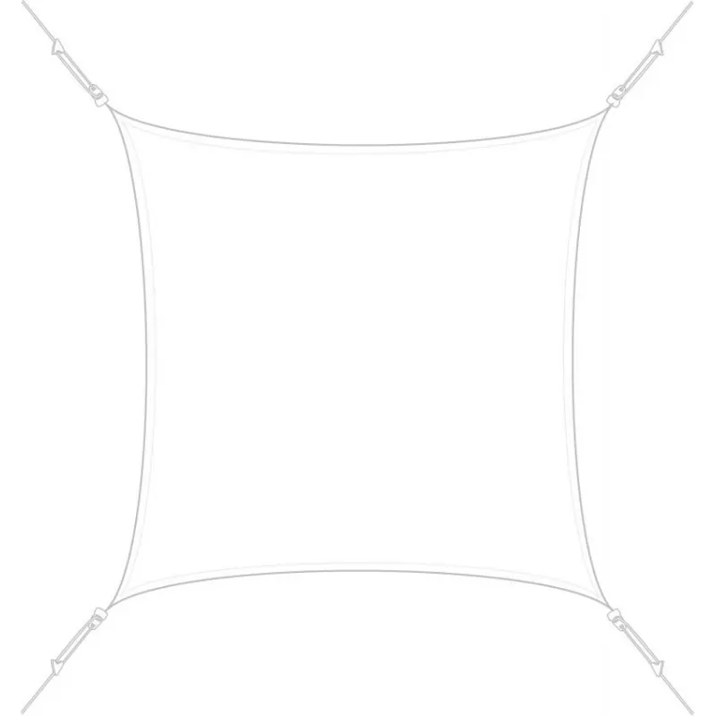 Voile d'ombrage carrée 3x3m Easy Sail