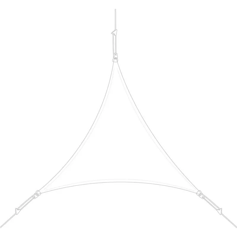 Voile d'ombrage tiangle 5x5x5m Easy Sail