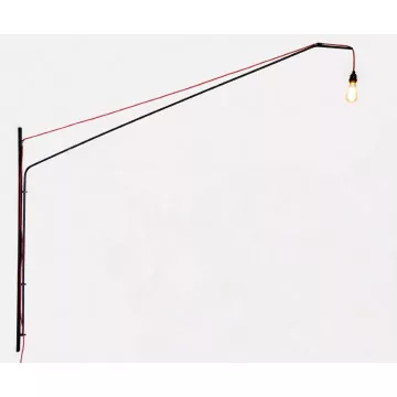 Applique déportée en métal brut CLF Création