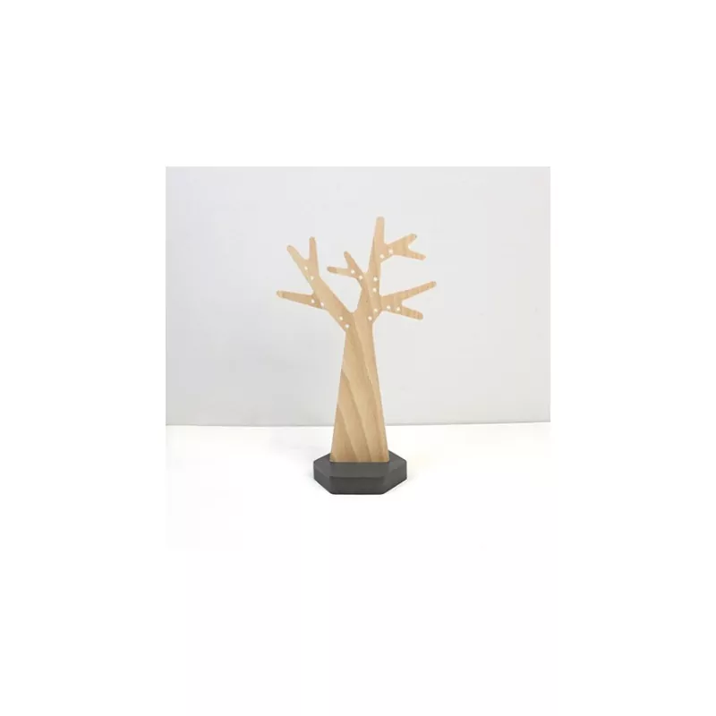 Arbre à boucles d'oreille socle hexagonal Reine Mère