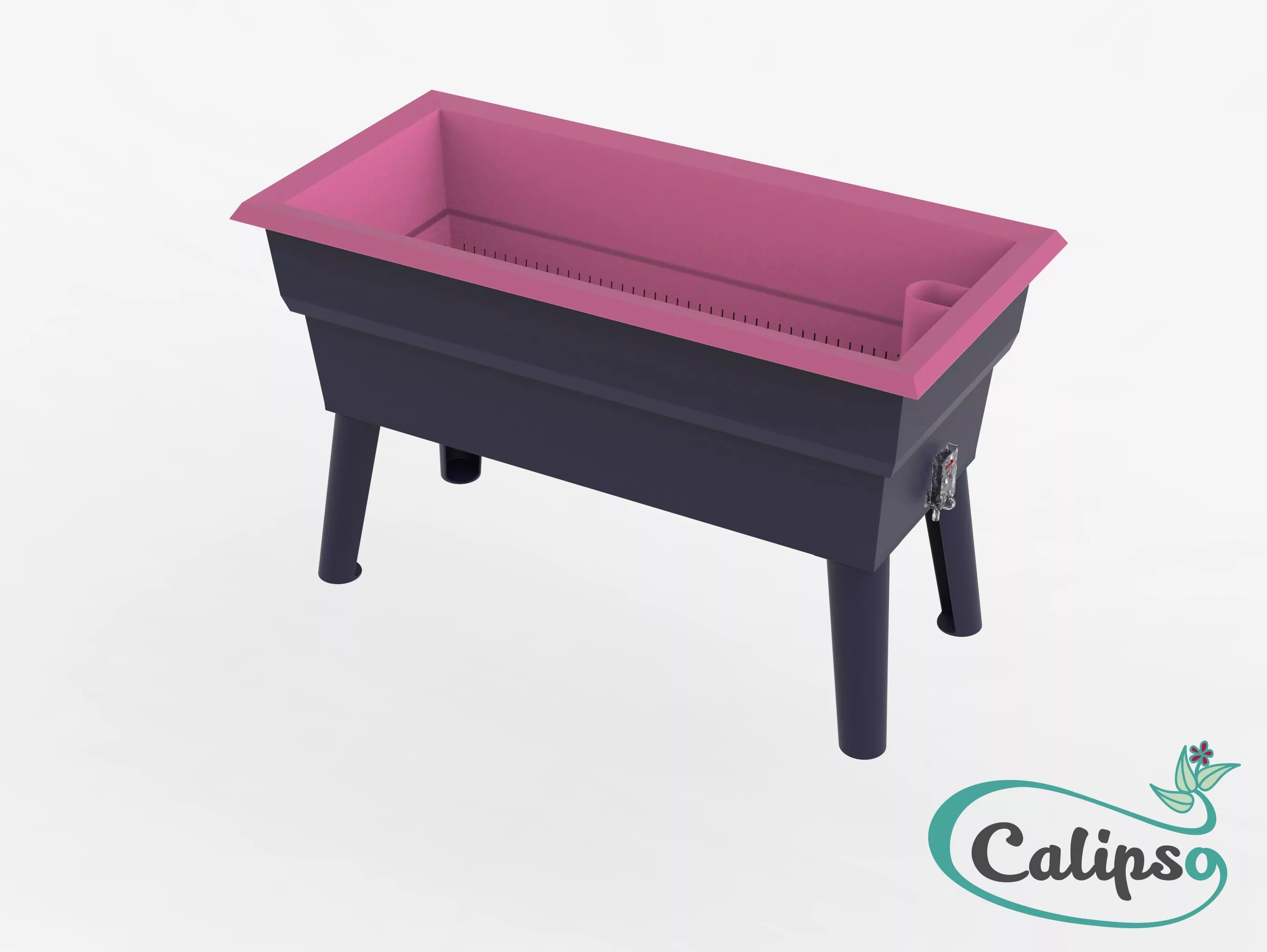jardiniere sur pieds bas calipso mv industrie
