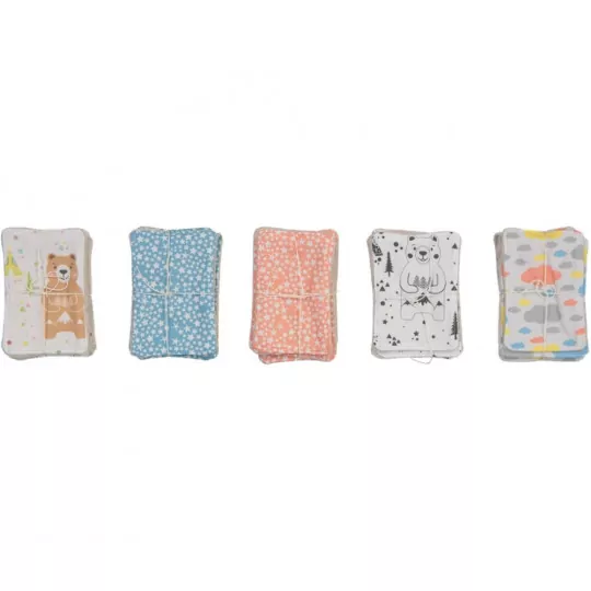 Lot de Lingettes Lavables - CHOUCHOUETTE Lot de Lingettes Lavables - CHOUCHOUETTE