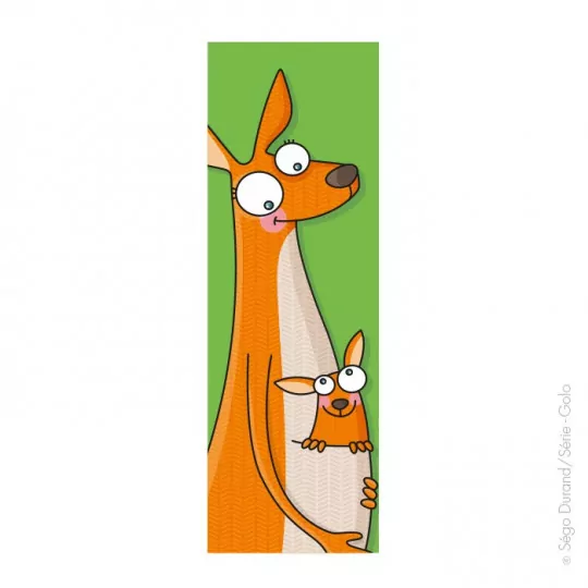 Tableau tête de kangourous Série-Golo Tableau tête de kangourous Série-Golo