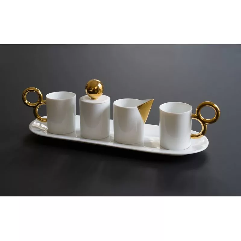 Set Complet Café Or Manièriste Extranorm