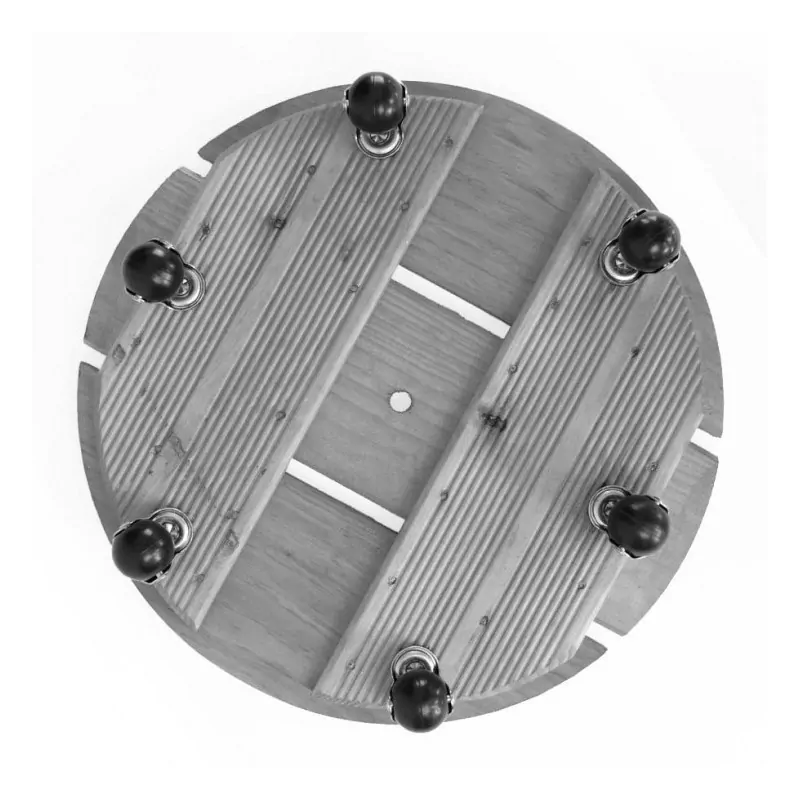 Roule plantes en bois rond 30 cm - Louis Moulin