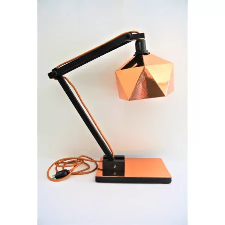 Lampe de bureau origami "cuivre" - Leewalia