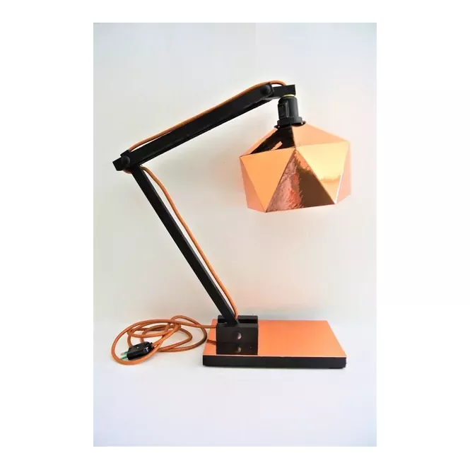 Lampe de bureau origami "cuivre" - Leewalia