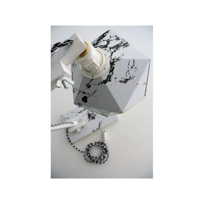 Lampe de bureau origami "marbre" - Leewalia Lampe de bureau origami "marbre" - Leewalia