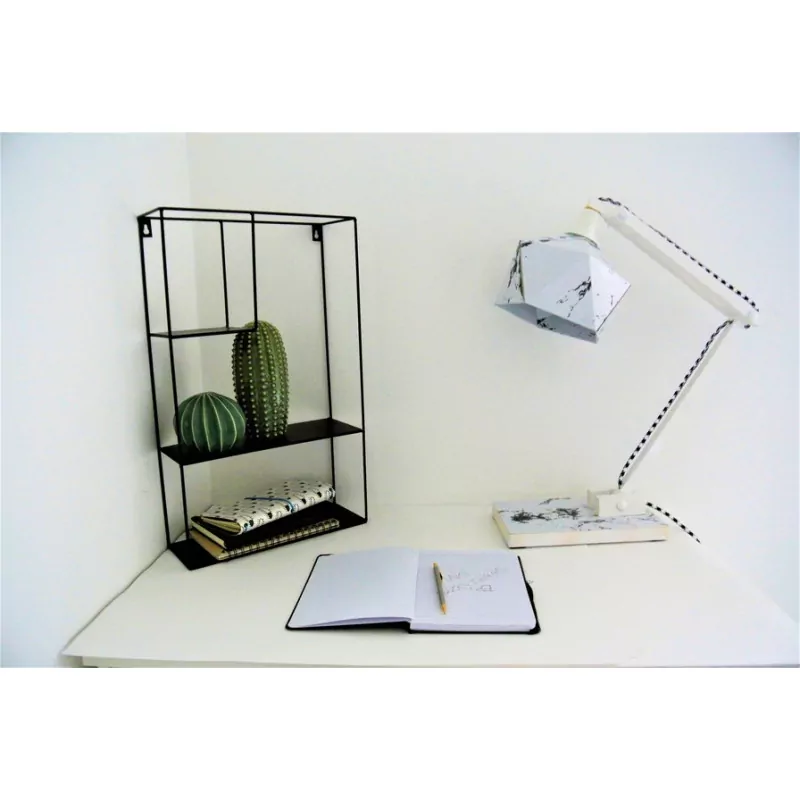 Lampe de bureau origami "marbre" - Leewalia Lampe de bureau origami "marbre" - Leewalia