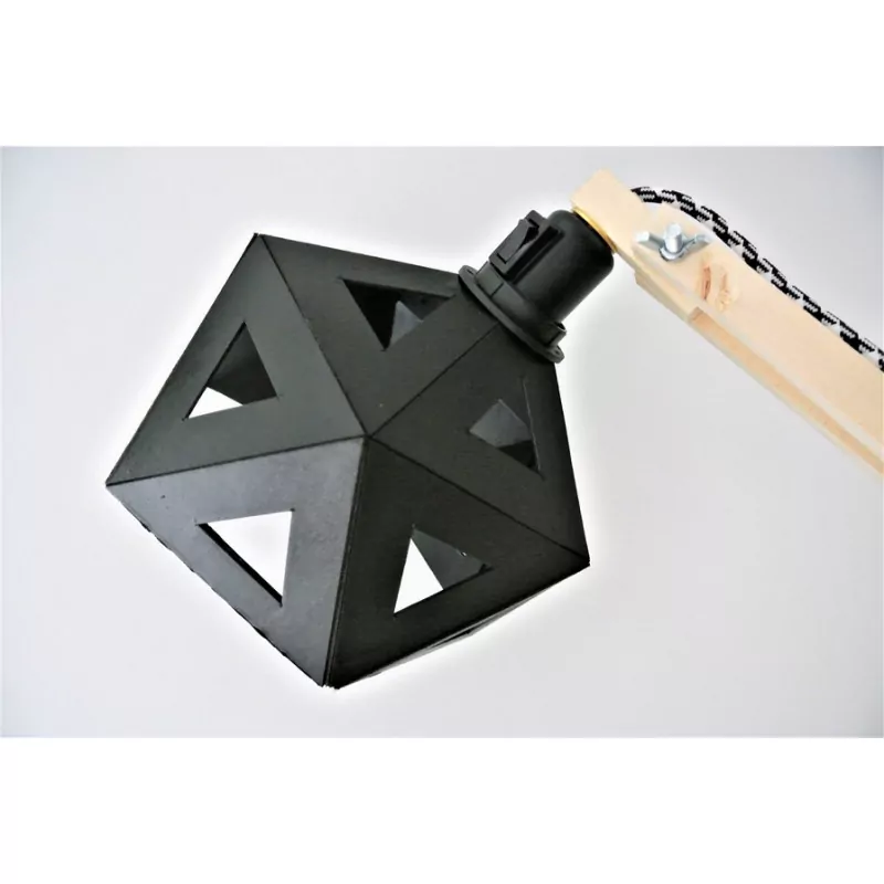 Lampe de bureau origami noire - Leewalia