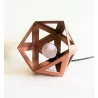 Petite lampe origami métallisée - Leewalia