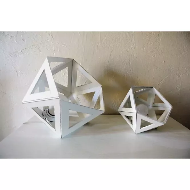 Grande lampe origami - Leewalia