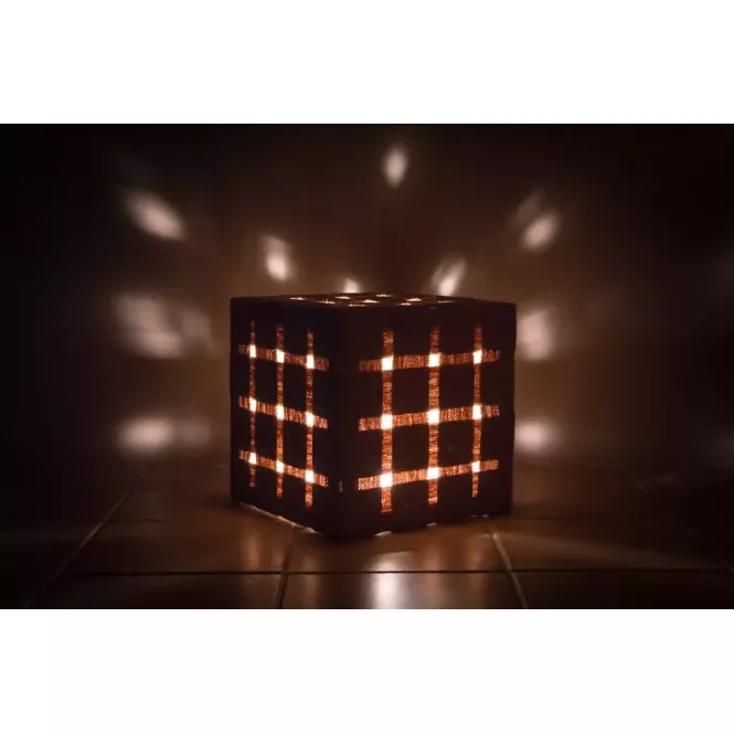 Table/tabouret Le Cube - Entrelacs