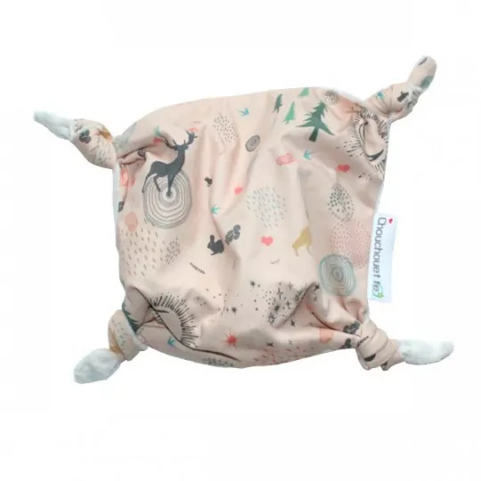 Doudou plat avec ses petits nœuds Doudou plat avec ses petits nœuds