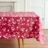Nappe enduite Cerisier Bordeaux - Fleur de Soleil Nappe enduite Cerisier Bordeaux - Fleur de Soleil