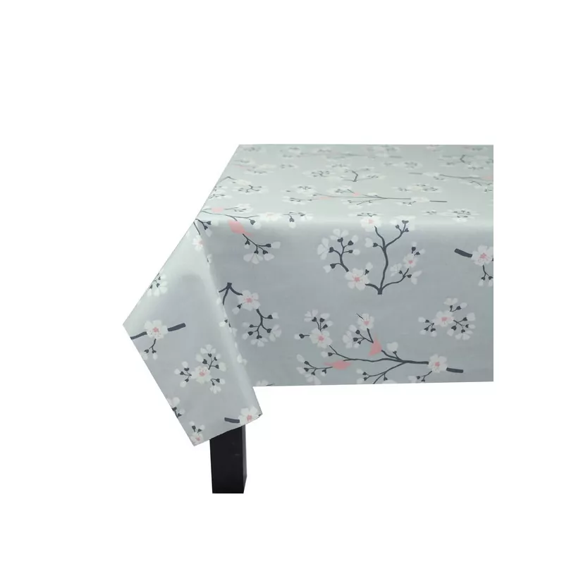 Nappe enduite Cerisier Gris/rose - Fleur de Soleil