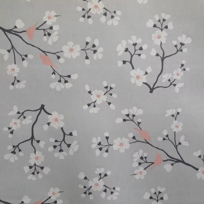 Nappe enduite Cerisier Gris/rose - Fleur de Soleil