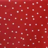 Nappe enduite Confettis Rouge - Fleur de Soleil