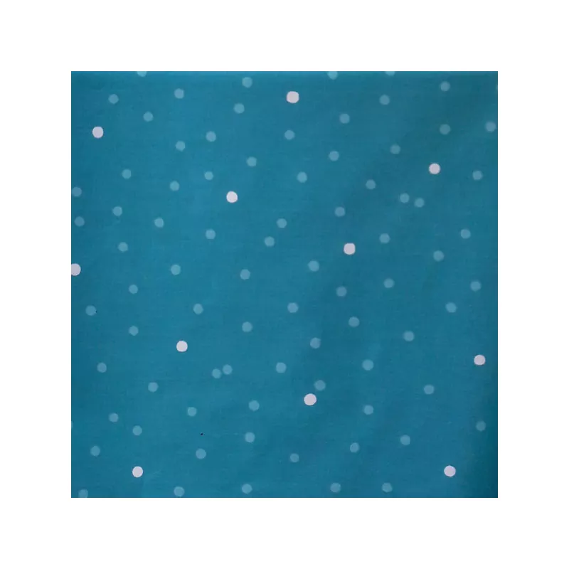 Nappe enduite Confettis Turquoise - Fleur de Soleil