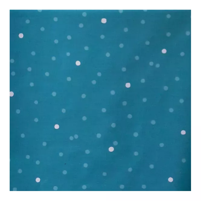 Nappe enduite Confettis Turquoise - Fleur de Soleil