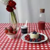 Nappe enduite Guinguette Rouge - Fleur de Soleil