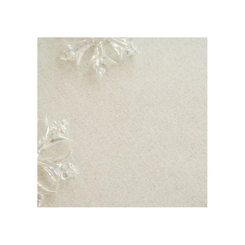 Nappe enduite Pailletée or - Fleur de Soleil