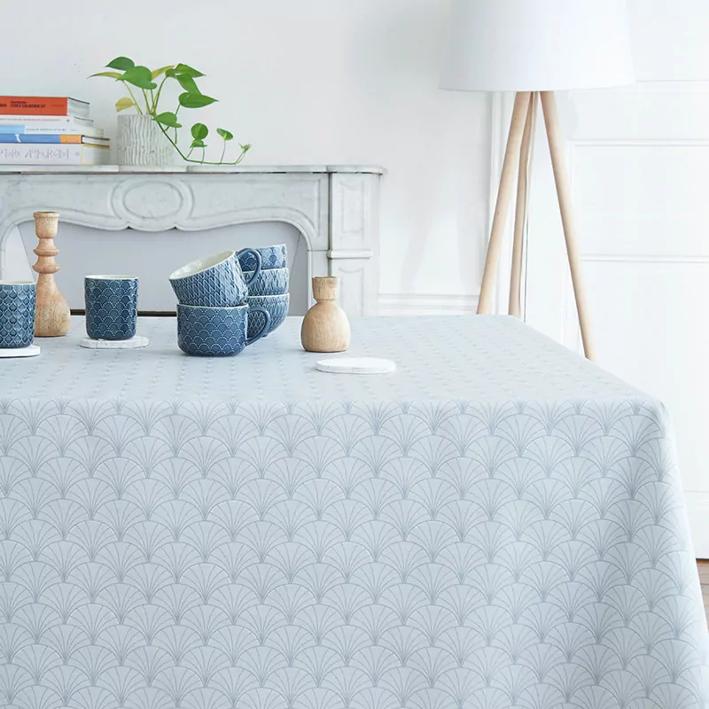 Nappe enduite Papyrus gris - Fleur de Soleil