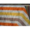 Nappe enduite Rayure  Jaune - Fleur de Soleil