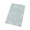 Nappe enduite ronde ou ovale Astrance Gris blanc - Fleur de Soleil