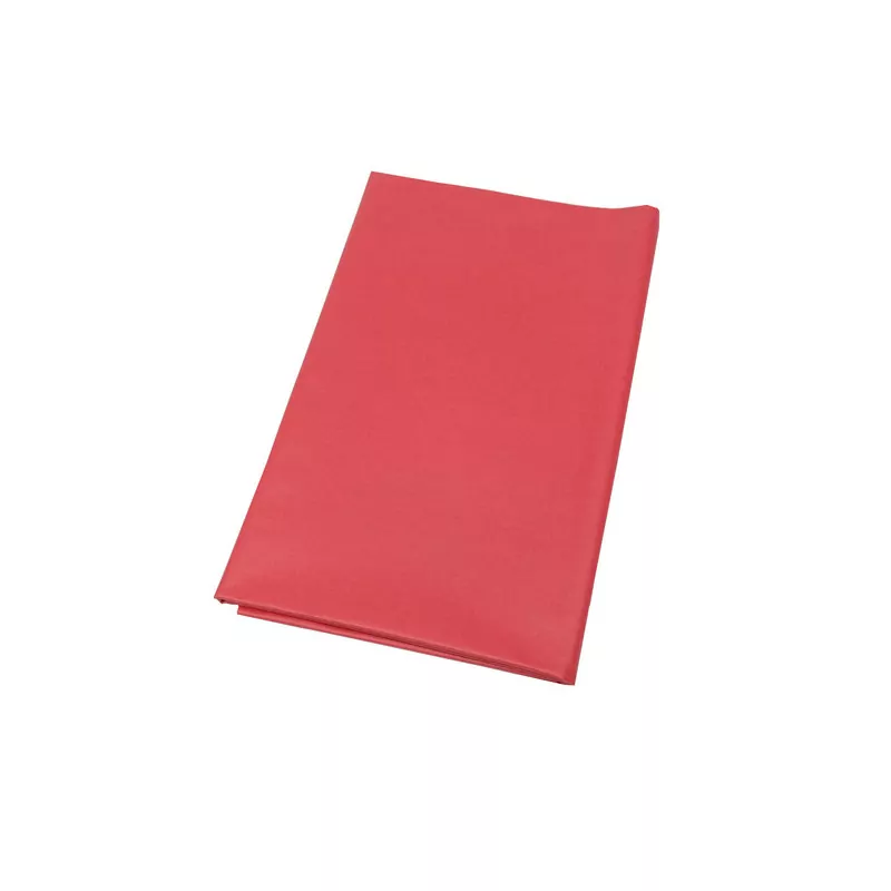 Nappe enduite Unie rouge - Fleur de Soleil