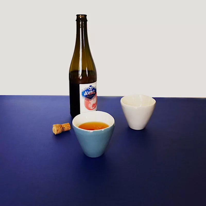 Nappe enduite Unie Bleu Royal  - Fleur de Soleil