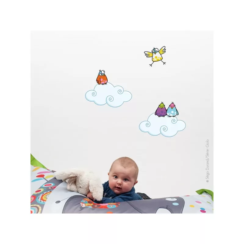 Stickers petits nuages - Série-Golo