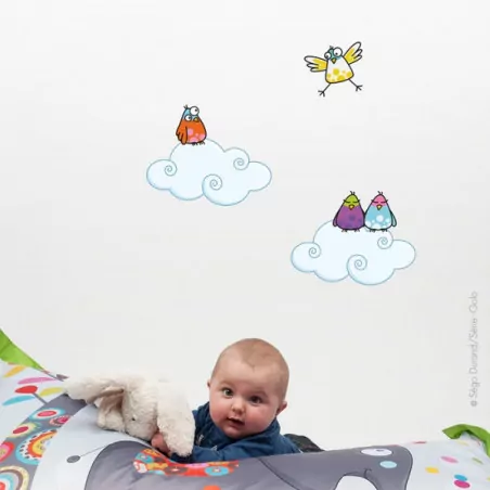 Stickers petits nuages - Série-Golo