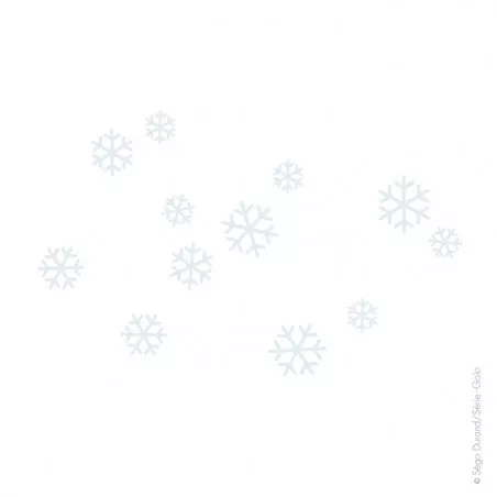 Sticker Flocons - Série-Golo Sticker Flocons - Série-Golo