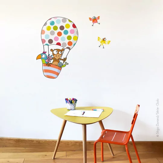 Sticker petite montgolfière - Série-Golo