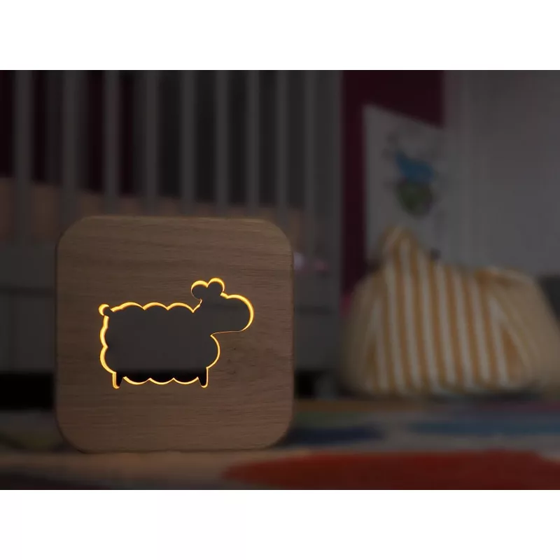 Veilleuse en bois Mouton - Gone's