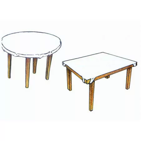 Protège table sous-nappe fabriqué en France par La Toison d'or 