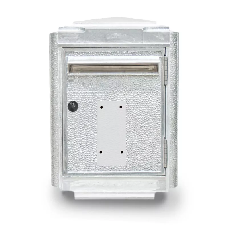 Boite aux lettres 1950 Brute La Boite Jaune grise