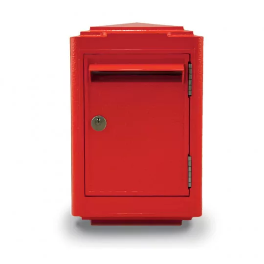 Boîte aux lettres rouge 1945 La Boîte Jaune