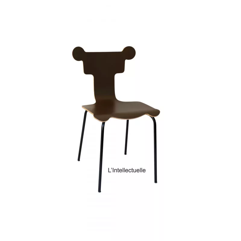 Chaise "Intellectuelle" - PIKO Édition