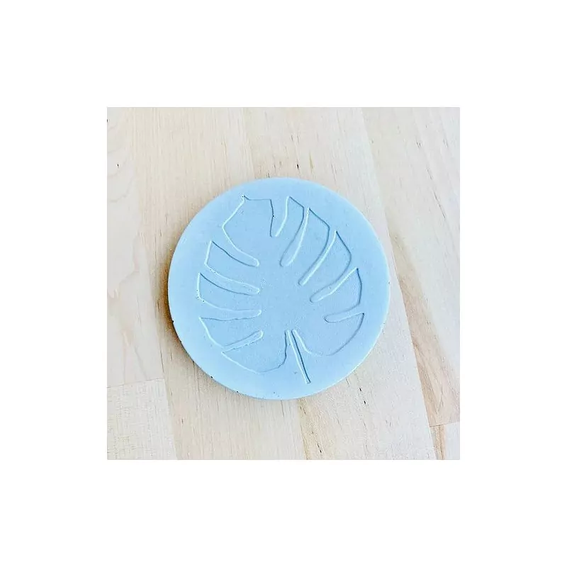 Sous-verres en béton "Monstera" - Paname Workshop