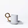 Coffret de deux tasses café et leur soucoupe Maniériste - Extranorm