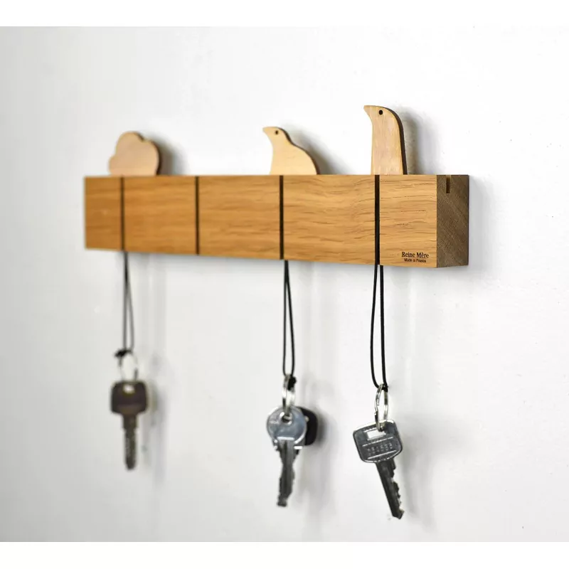 DIY : Fabriquer un porte-clés mural en bois - Idées conseils et